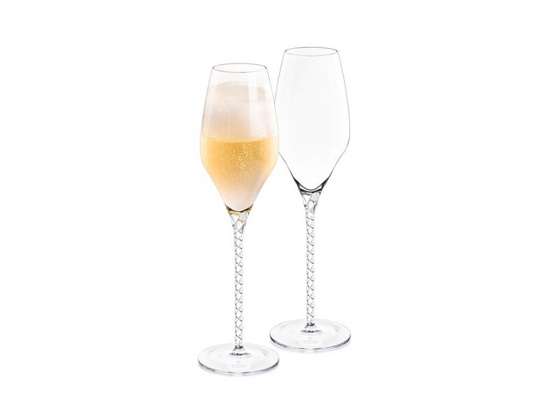 Набор бокалов Wilmax Crystalline Julia для шампанского 300 мл 2 шт